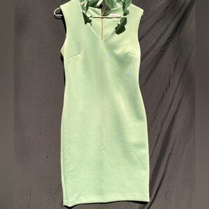 Beautiful mint green midi size six gently worn